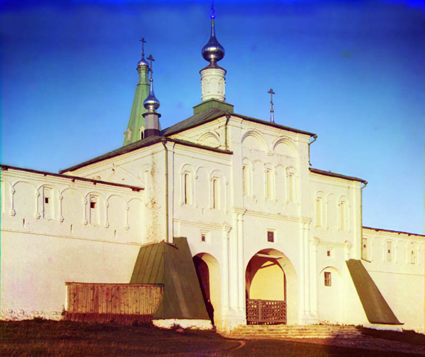Надвратная церковь Феодора Стратилата 1911 г. в Александровском районе Владимирской области фото vgv