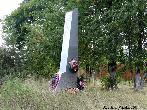 памятник погибшим в ВОВ в деревне Неклюдово в Гусевском районе Владимирской области фото vgv