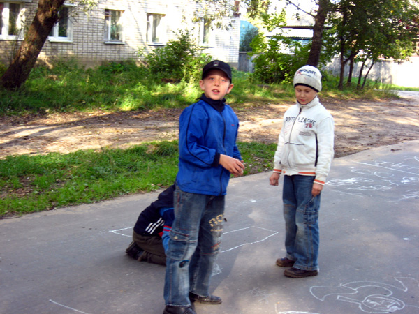 Ребята с ул. Ногина сентябрь 2008 год. в Камешковском районе Владимирской области фото vgv