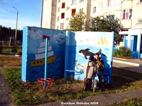 Дворовая народная живопись в Камешковском районе Владимирской области фото vgv