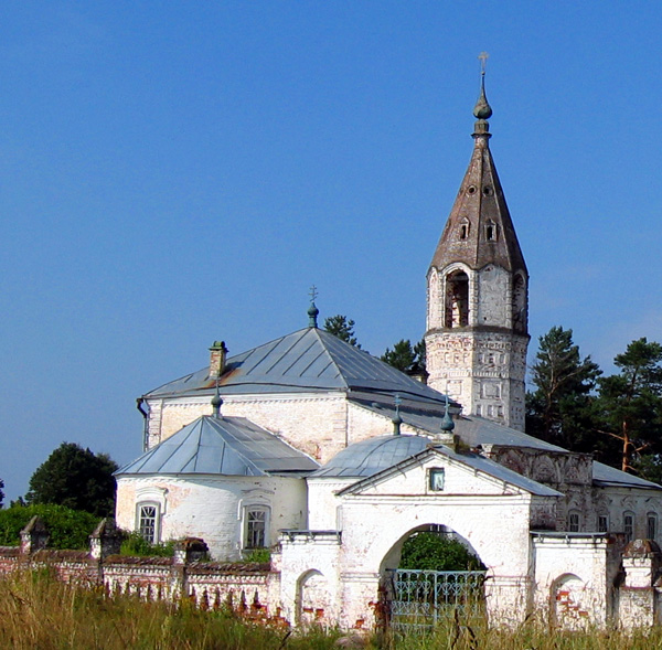 Церковь Николая Чудотворца 1705 г. в Камешковском районе Владимирской области фото vgv