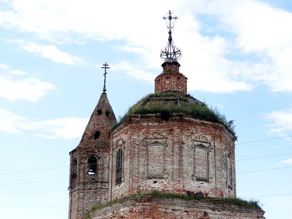 Троицкая церковь 1772 г. в Чистухе в Камешковском районе Владимирской области фото vgv