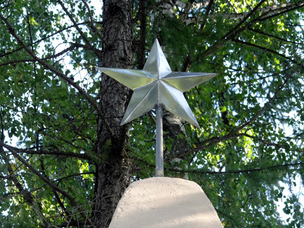 Памятник погибшим в ВОВ в деревне Вакурино в Камешковском районе Владимирской области фото vgv