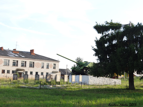 Памятник погибшим в ВОВ в Волковойново в Камешковском районе Владимирской области фото vgv
