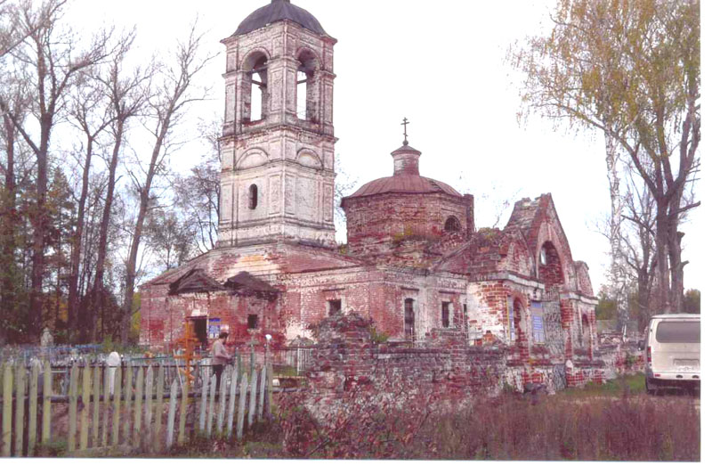 кладбище в селе Вовскресенское в Камешковском районе Владимирской области фото vgv