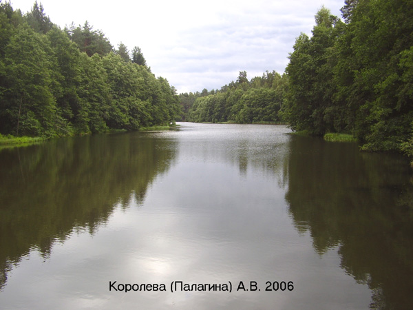 река Грезинка с плотиной в Камешковском районе Владимирской области фото vgv