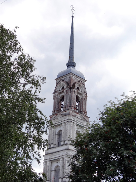 Преображенская церковь 1841 г. в Давыдово в Камешковском районе Владимирской области фото vgv