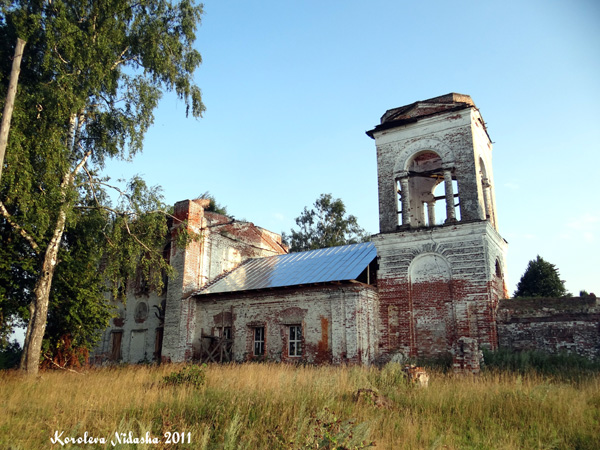 Церковь Грузинской иконы Божией Матери 1831 г. в Камешковском районе Владимирской области фото vgv
