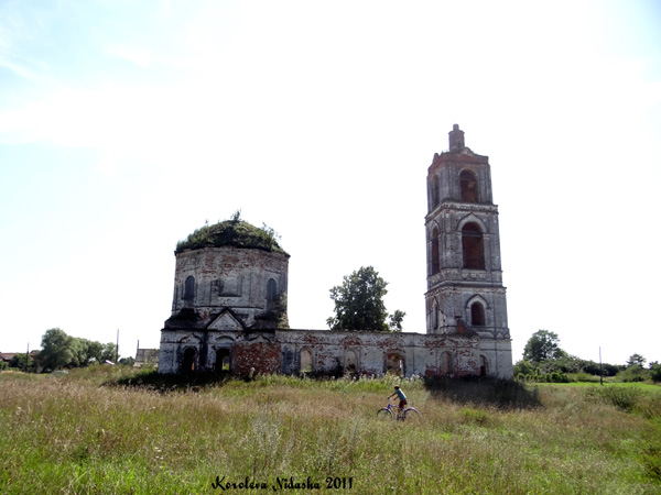 Никольская церковь 1872 г. в Камешковском районе Владимирской области фото vgv