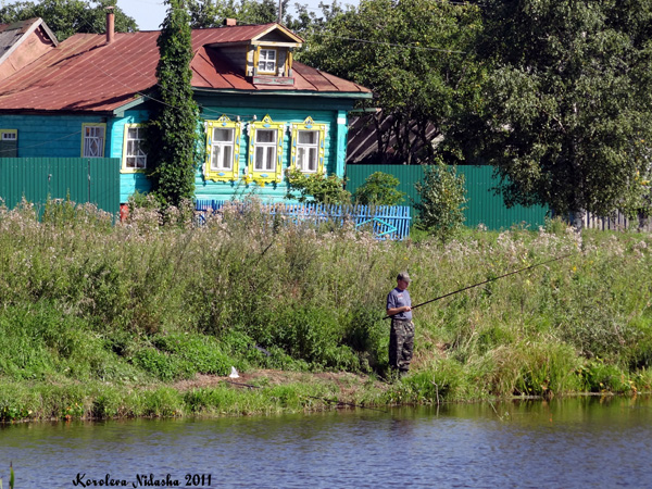 пруд в деревне Макариха в Камешковском районе Владимирской области фото vgv