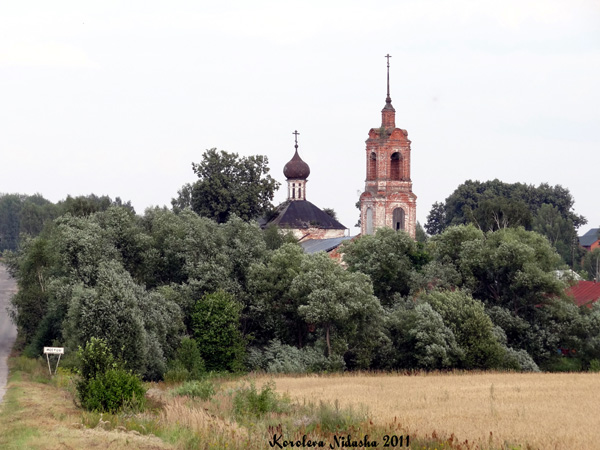 Введенская церковь 1808 г. в Камешковском районе Владимирской области фото vgv