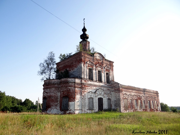 Троицкая церковь 1861 г. в Ряхово в Камешковском районе Владимирской области фото vgv