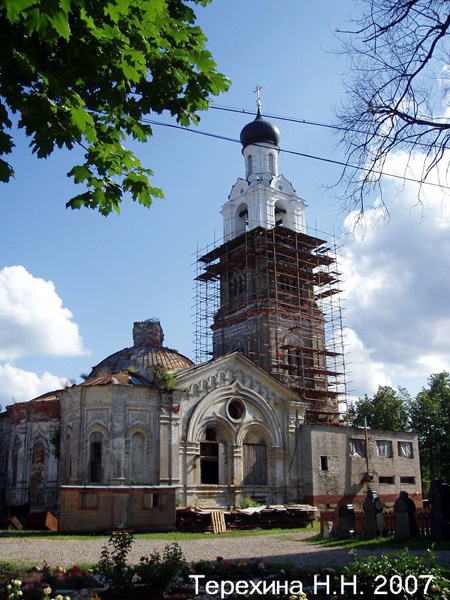 Всехсвятская церковь с колокольней 1865-1866 гг. в Киржачском районе Владимирской области фото vgv