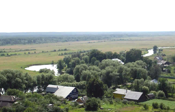 река Шерна  у села Филипповское в Киржачском районе Владимирской области фото vgv