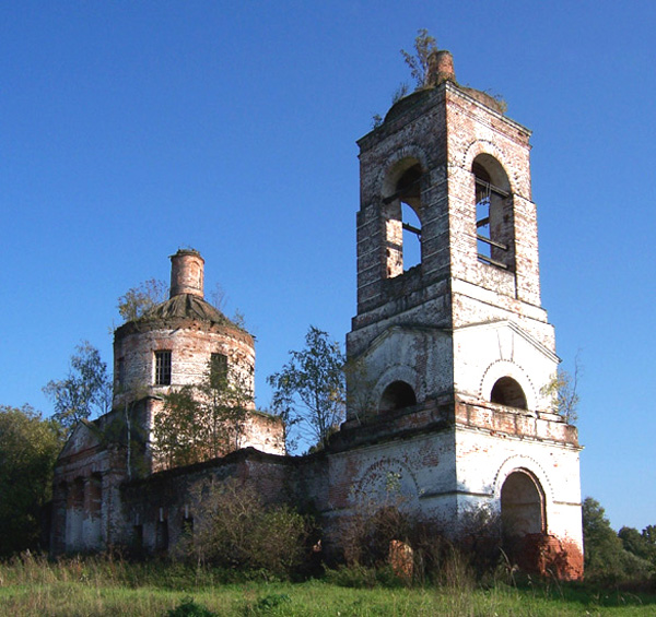 Церковь иконы Божией Матери Знамение 1834 г. в Киржачском районе Владимирской области фото vgv