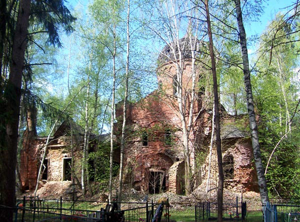 Церковь Пантелеимона 1910 г. в Киржачском районе Владимирской области фото vgv