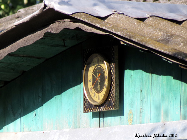 Дом с часами в Кольчугинском районе Владимирской области фото vgv