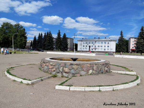 фонтан на площади Ленина в Кольчугинском районе Владимирской области фото vgv