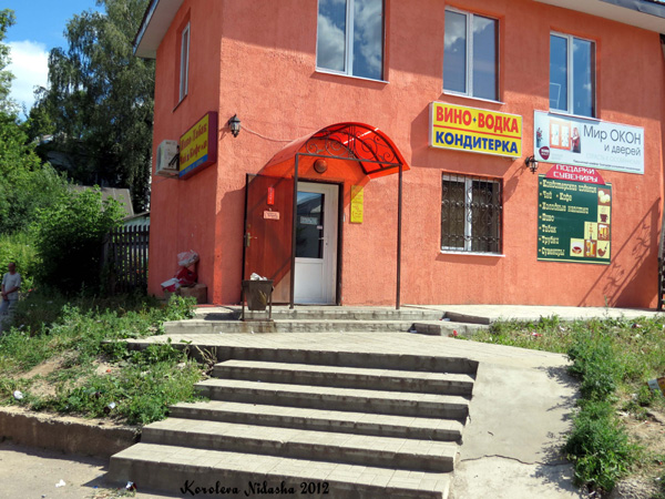 Магазин Вино Водка на Ленина 32 в Кольчугинском районе Владимирской области фото vgv
