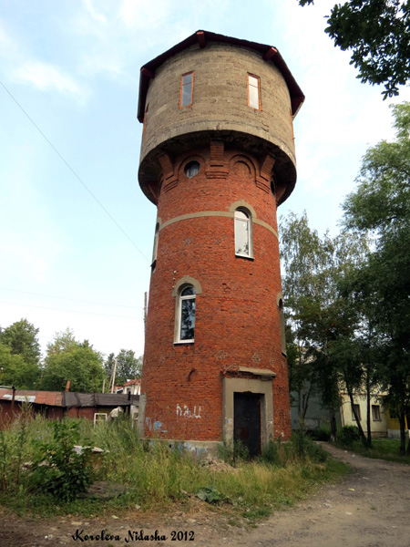 Водонапорная башня на 5-й Линии Ленинского поселка в Кольчугинском районе Владимирской области фото vgv