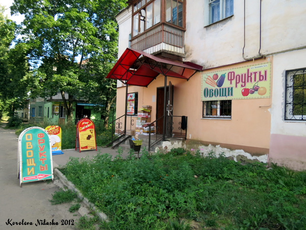 Магазин Овощи Фрукты на Мира 17 в Кольчугинском районе Владимирской области фото vgv