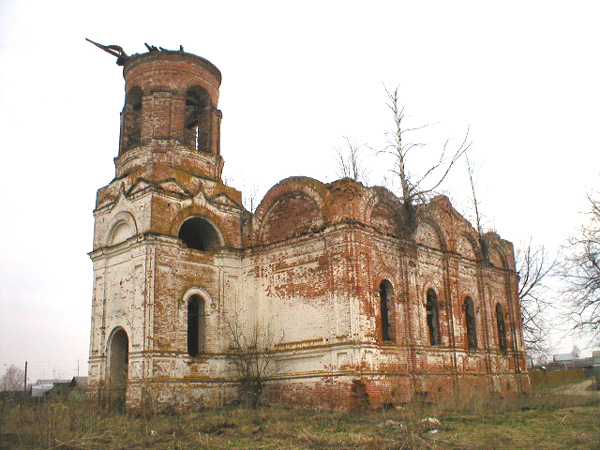 Введенская церковь 1872 г. в Алексино в Кольчугинском районе Владимирской области фото vgv