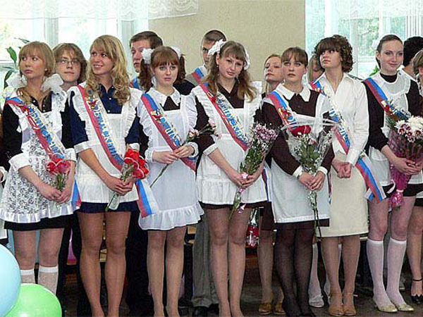 Выпускной 11а класс гимназии N 1 2006 год в Ковровском районе Владимирской области фото vgv