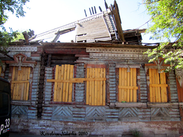Деревянные наличники дома Треумовых в Ковровском районе Владимирской области фото vgv