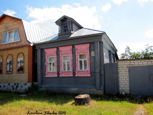 Деревянные наличники на Ковровской 57 в Ковровском районе Владимирской области фото vgv