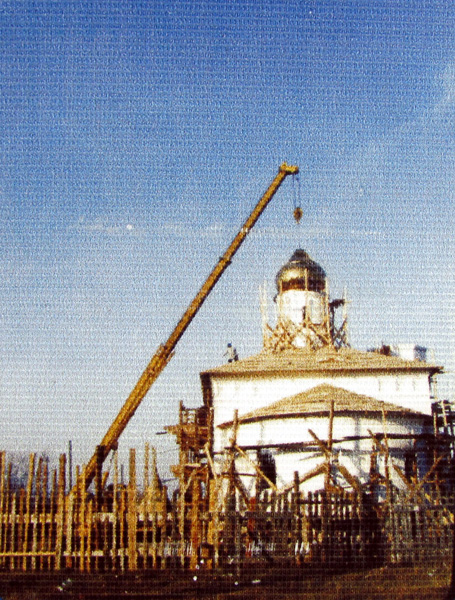 Строительство Церкови Благовещения Пресвятой Богородицы 2004-2006гг. в Ковровском районе Владимирской области фото vgv