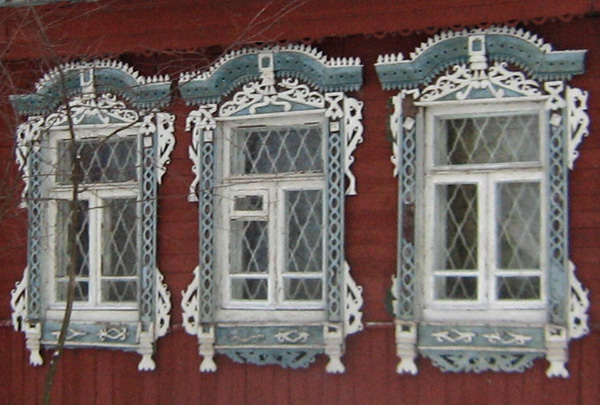 Деревянные наличники на Блинова 2 в Ковровском районе Владимирской области фото vgv