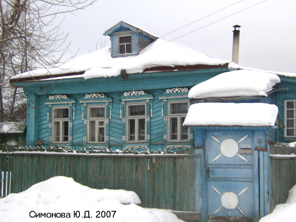 Деревянные наличники на Блинова 36 в Ковровском районе Владимирской области фото vgv