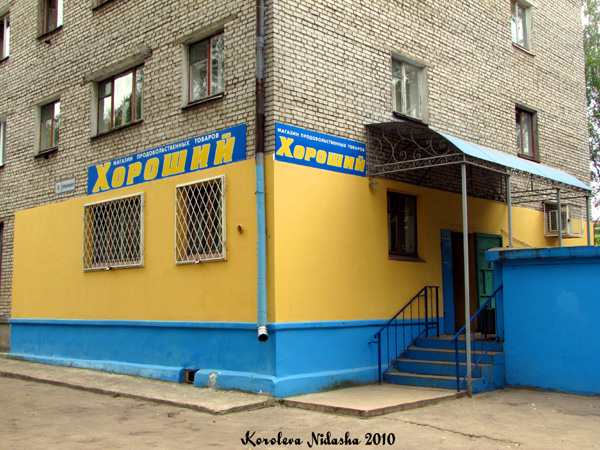 Магазин продуктов Хороший на Молодогвардейской 5 в Ковровском районе Владимирской области фото vgv