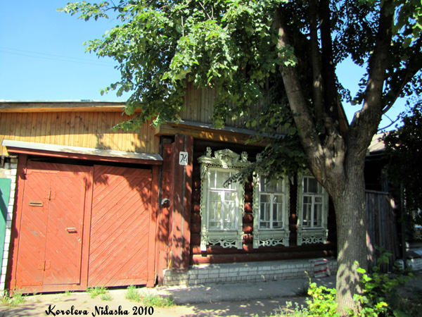 Деревянные наличники на Суворова 74 в Ковровском районе Владимирской области фото vgv