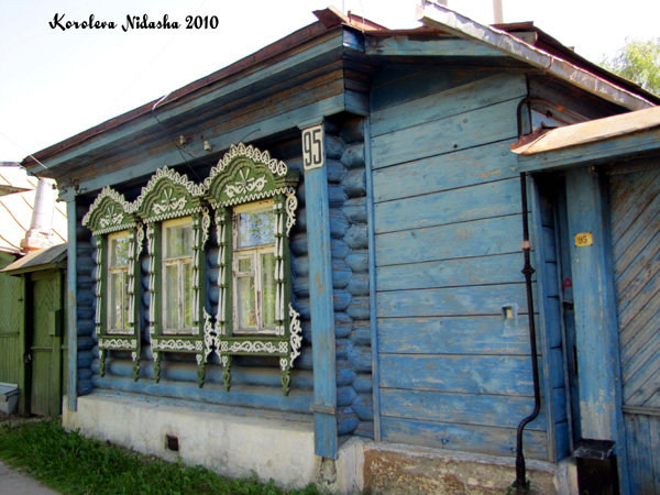 Деревянные наличники на Суворова 95 в Ковровском районе Владимирской области фото vgv