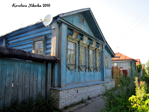 резные наличники дома 70 на улице Челюскинцев в Ковровском районе Владимирской области фото vgv