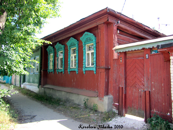 Деревянные наличники дома 9 по улице Генералова в Ковровском районе Владимирской области фото vgv