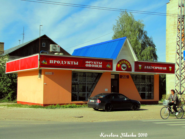 Магазин продуктов Малинка в Ковровском районе Владимирской области фото vgv
