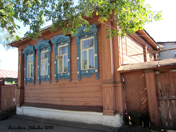Деревянные наличники на Карла Маркса 25 в Ковровском районе Владимирской области фото vgv