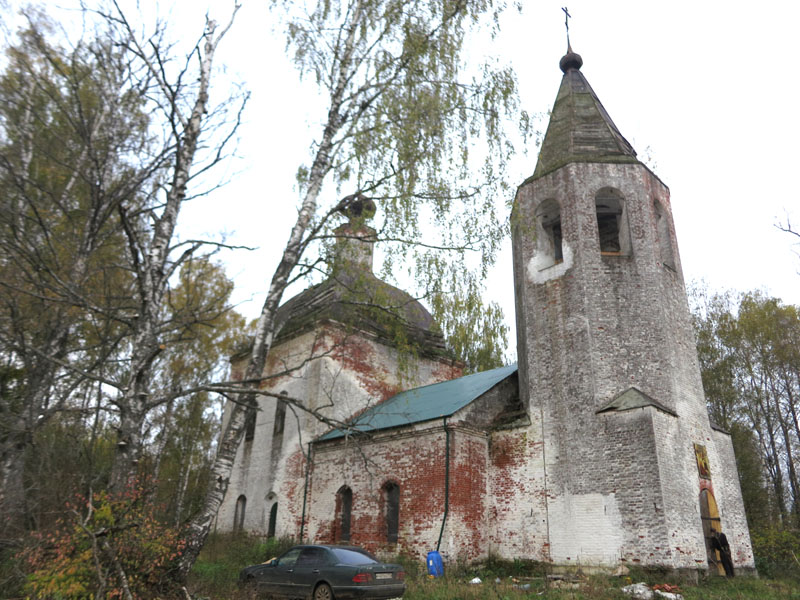 Никольская церковь 1808-1810 гг. в селе Алачино в Ковровском районе Владимирской области фото vgv