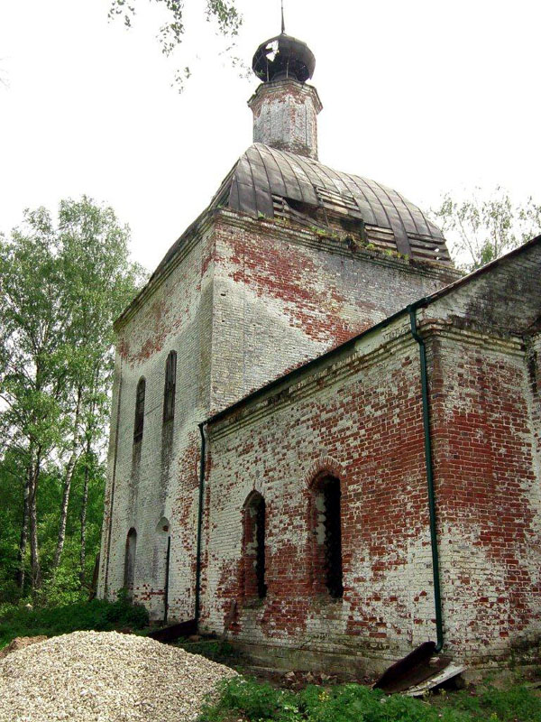 Никольская церковь 1808-1810 гг. в селе Алачино в Ковровском районе Владимирской области фото vgv