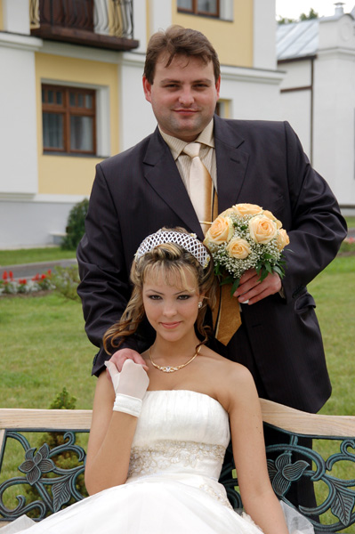 торжественное бракосочетание Ивана Синицина и Ирины Воронцовой 11 июля 2008 года  фото vgv