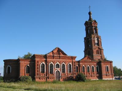 Церковь Казанской иконы Божией Матери 1825 г. в Меленковском районе Владимирской области фото vgv
