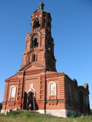 Церковь Казанской иконы Божией Матери 1825 г. в Меленковском районе Владимирской области фото vgv