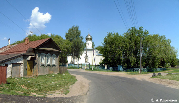 Церковь Гурия, Самона и Авива 1845 г. в Муромском районе Владимирской области фото vgv