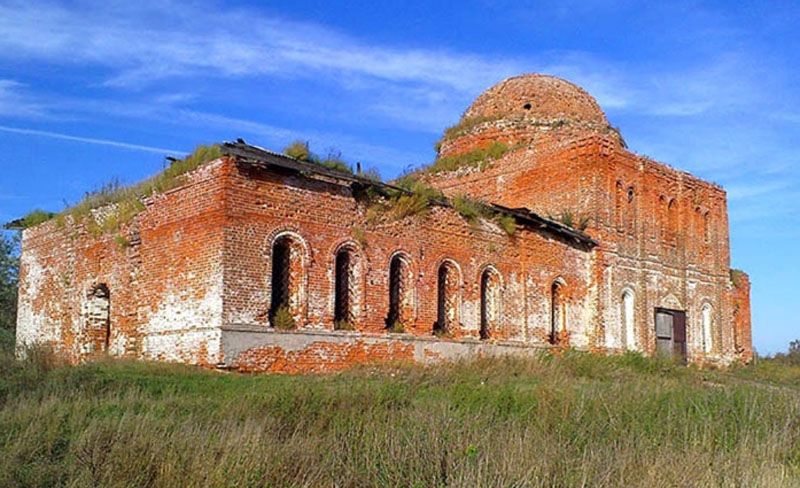 Никольская церковь 1866 г. в Муромском районе Владимирской области фото vgv