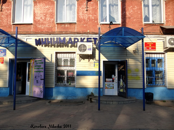 магазин Продукты  на улице Димитрова 9 в Собинке в Собинском районе Владимирской области фото vgv