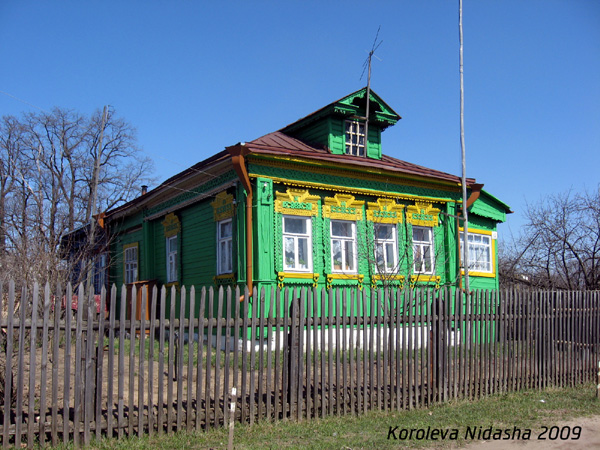 деревянные резные наличники на Западной 10 в Собинке в Собинском районе Владимирской области фото vgv