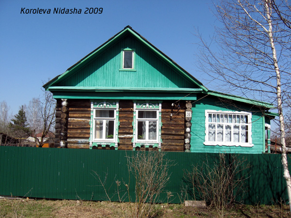 деревянные резные наличники на Красноармейской 30 в Собинке в Собинском районе Владимирской области фото vgv