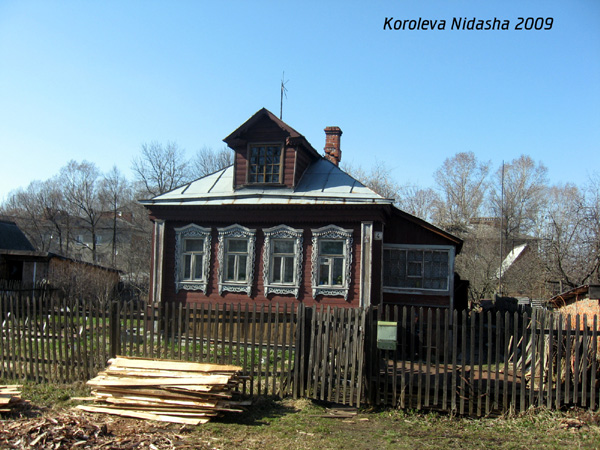деревянные резные наличники на Ларина 4 в Собинке в Собинском районе Владимирской области фото vgv